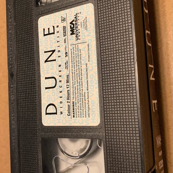 DUNE on VHS! - Picture 5 of 5